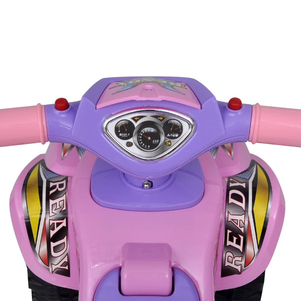 Loopquad Met Licht En Geluid (Roze-Paars)