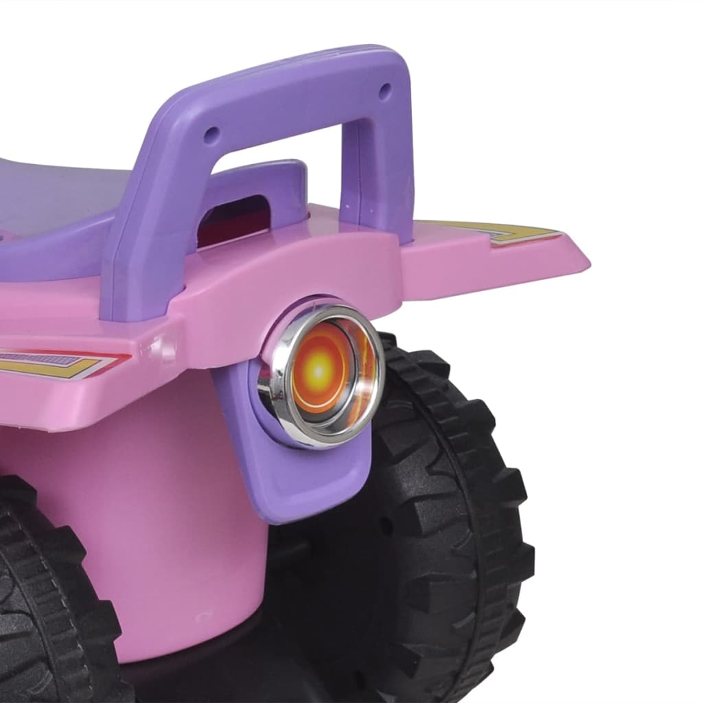 Loopquad Met Licht En Geluid (Roze-Paars)