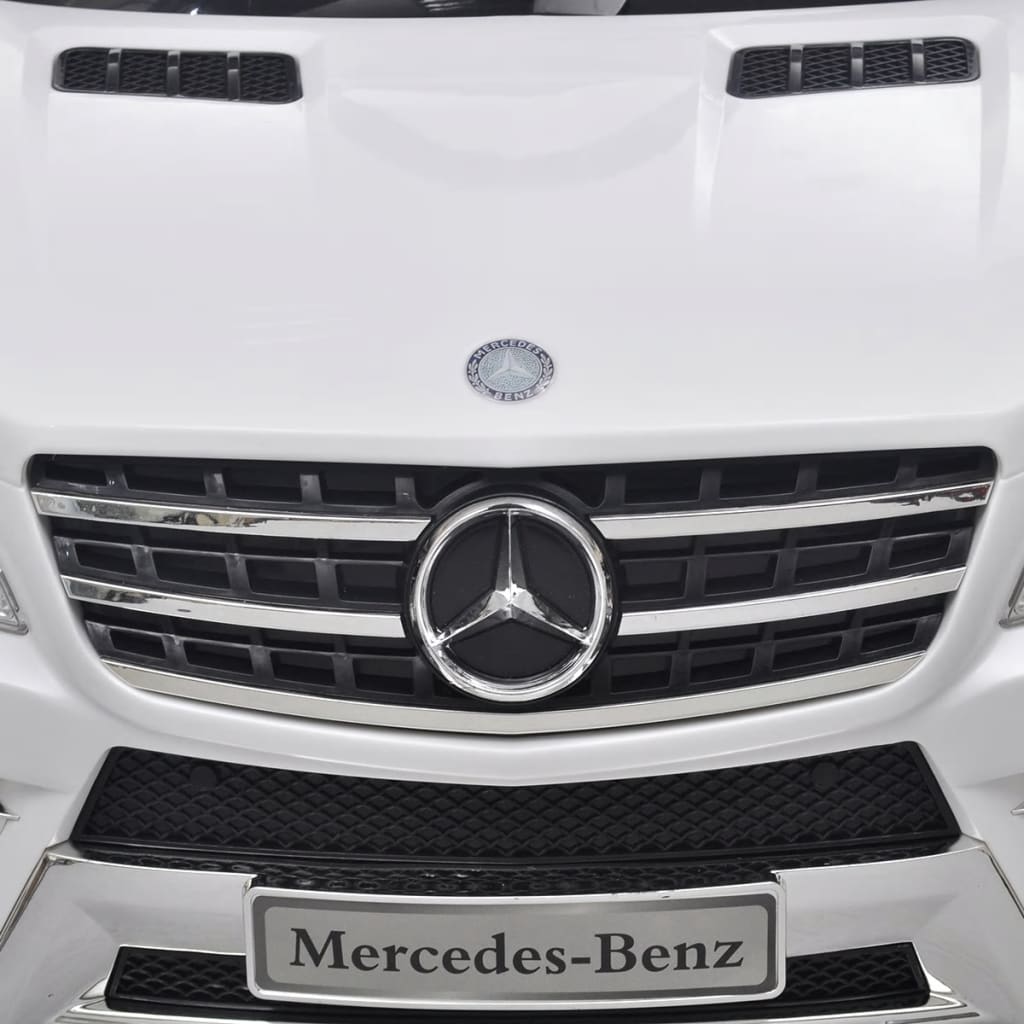 Speelauto Mercedes Benz Ml350 Wit 6 V Met Afstandsbediening