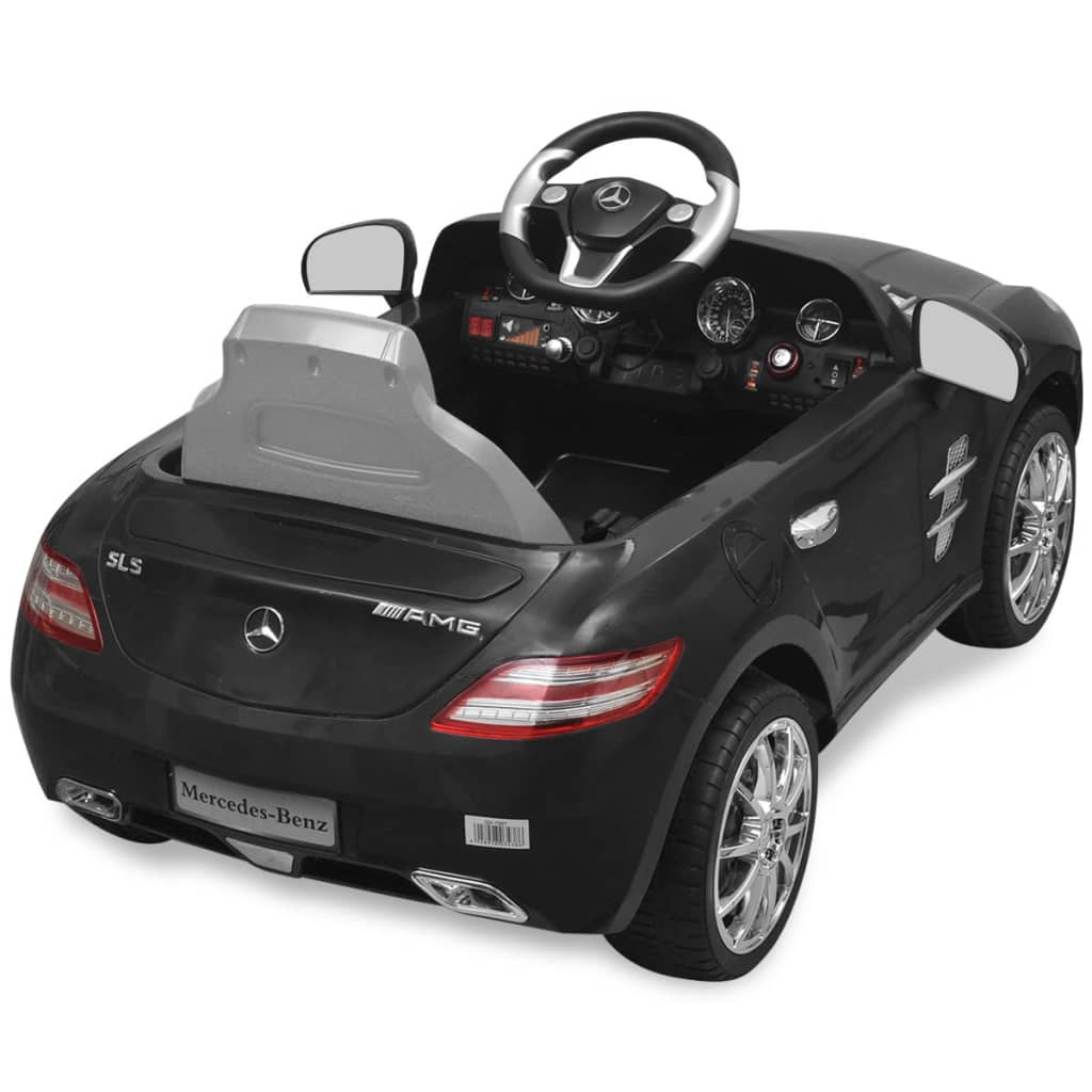 Elektrische Auto Mercedes Benz Sls Amg Zwart 6 V Met Afstandsbediening
