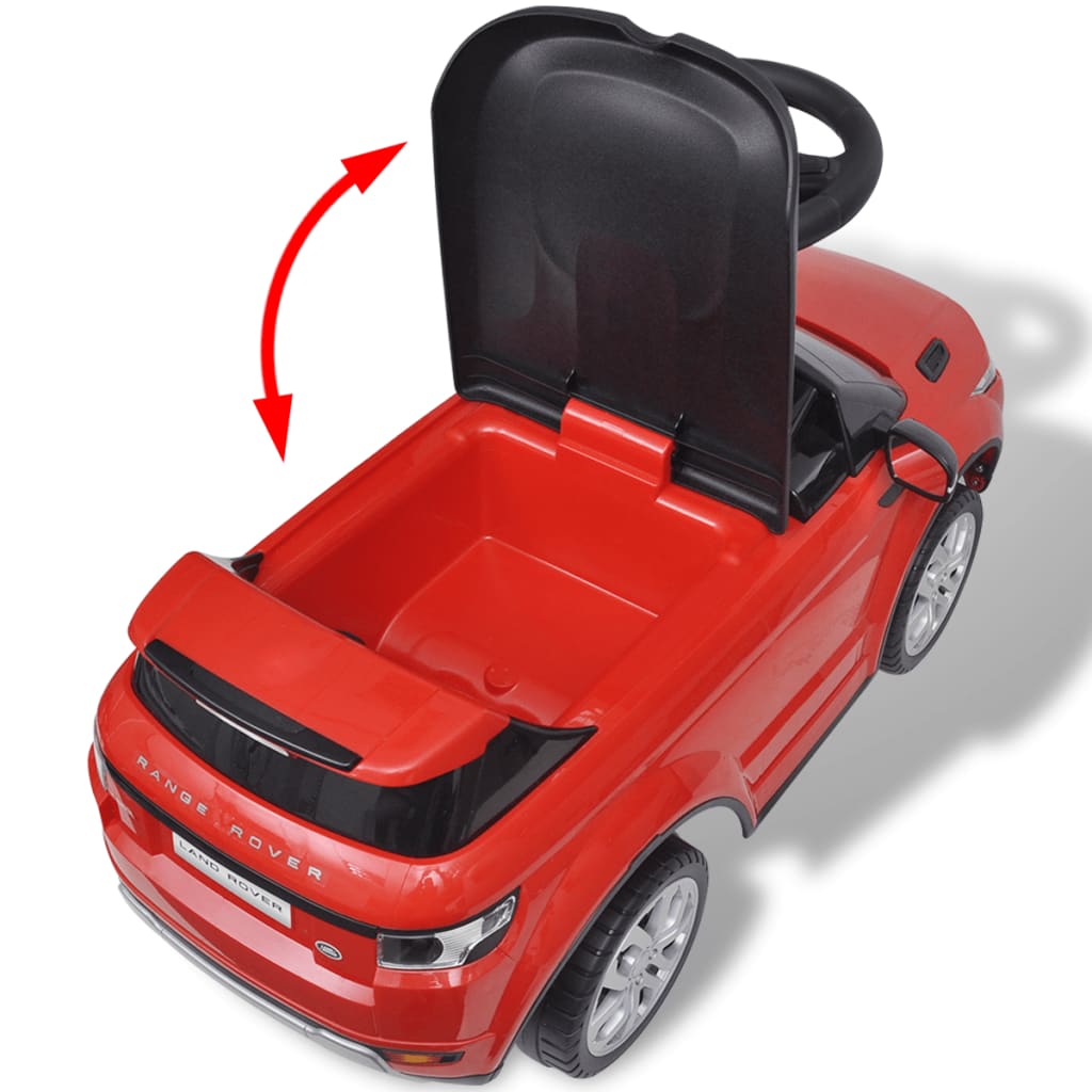 Loopauto Land Rover 348 Met Muziek Rood