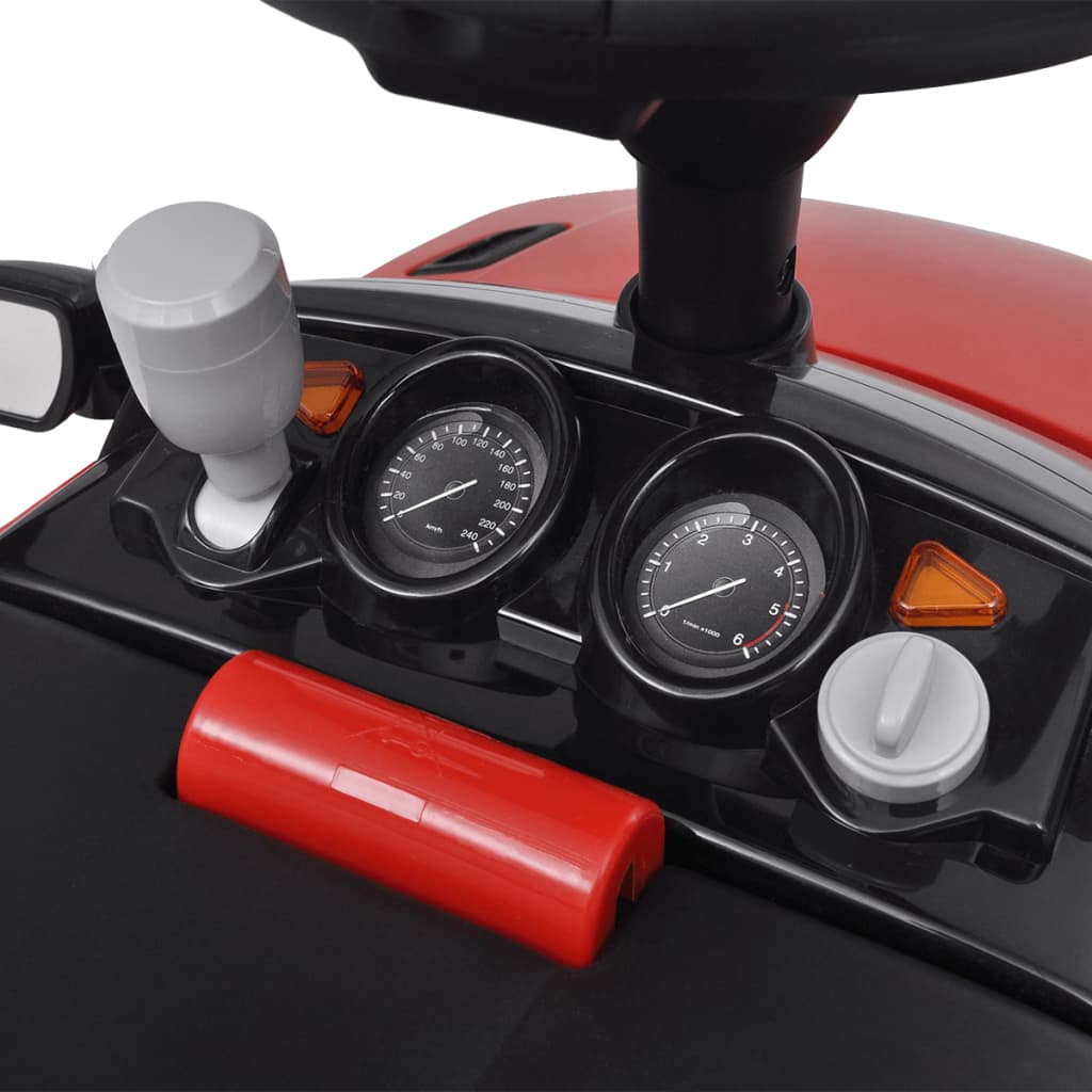 Loopauto Land Rover 348 Met Muziek Rood