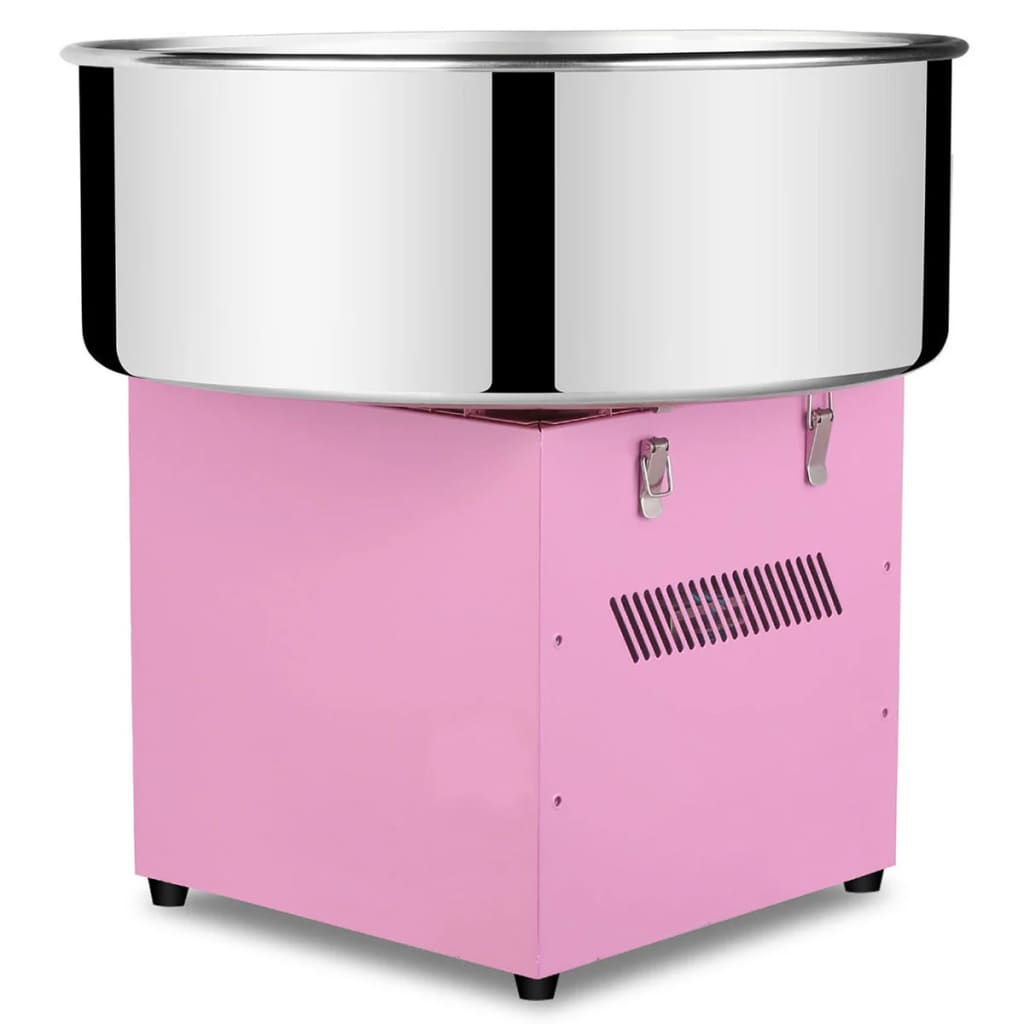 Professionele Suikerspinmachine Rvs 1 Kw Roze