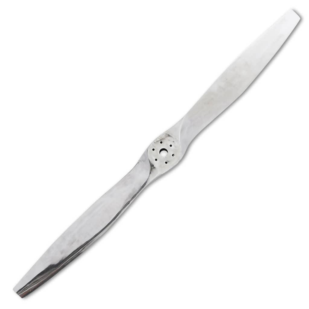 Vliegtuigpropeller Aluminium Voor Aan De Muur Zilver 182 Cm