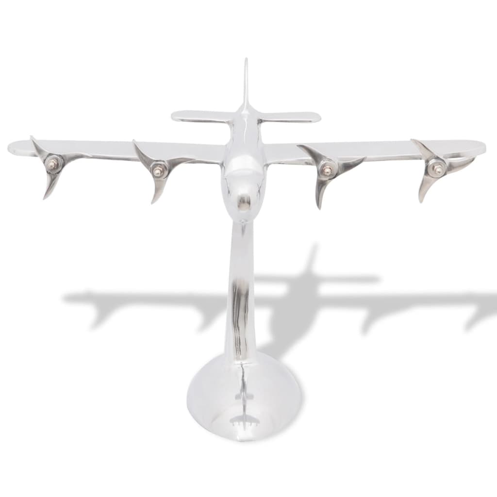 Aluminium Tafeldecoratie Modelvliegtuig