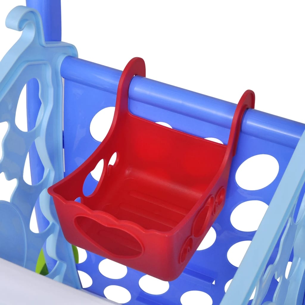 Speelgoedwinkelwagentje Voor Kinderen Kinderkamer 3-In-1 Blauw