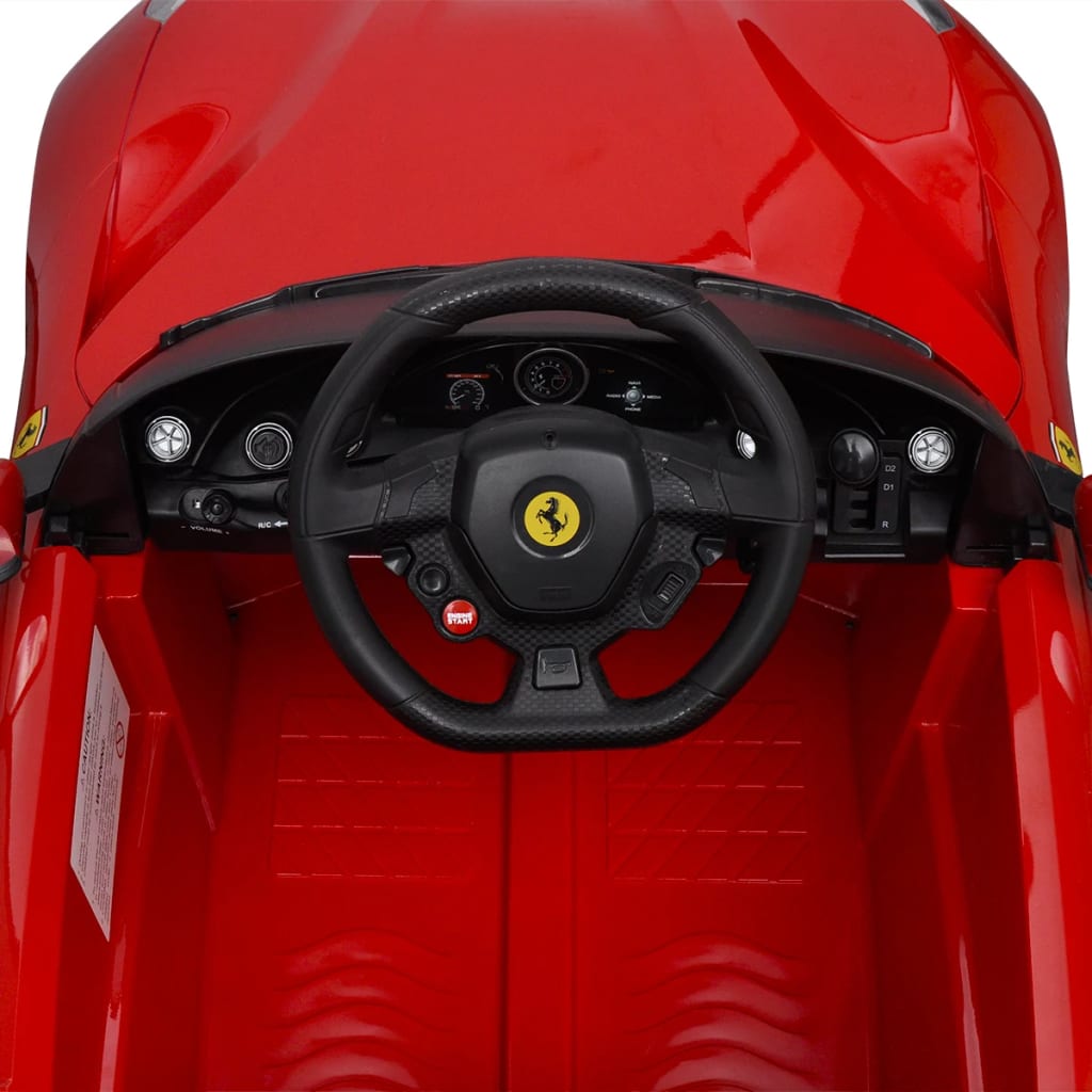 Loopauto Ferrari F12 Rood 6 V Met Afstandsbediening