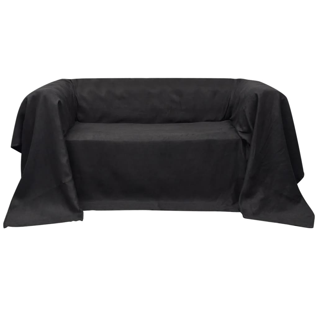 Bankhoes 270X350 Cm Microsuède Antraciet