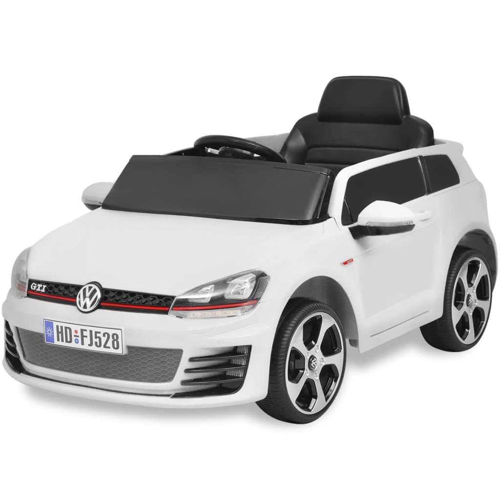 Elektrische Auto Vw Golf Gti 7 Wit 12 V Met Afstandsbediening
