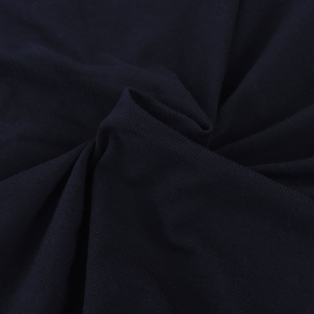 Bankhoes Stretch Zwart Katoen Jersey