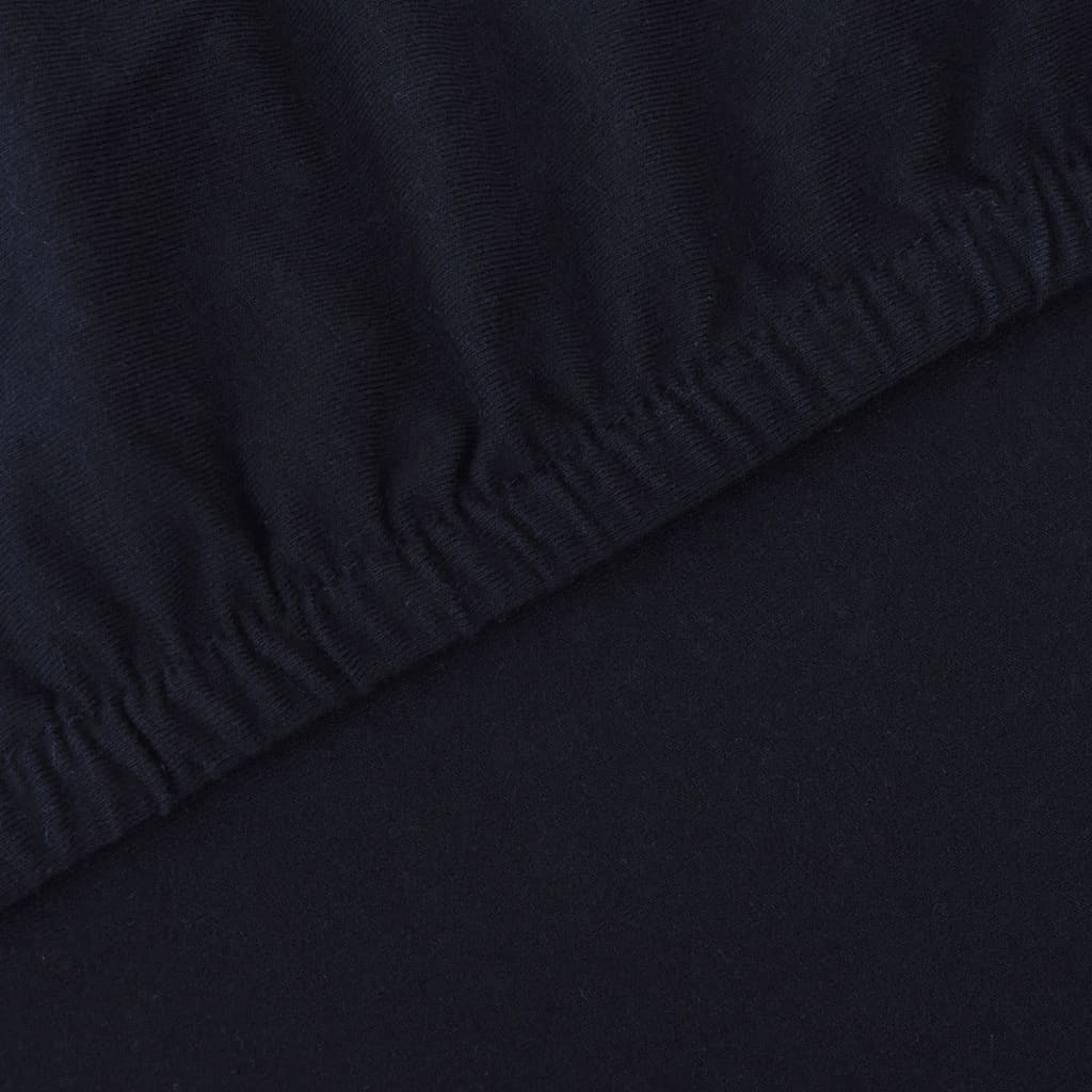 Bankhoes Stretch Zwart Katoen Jersey