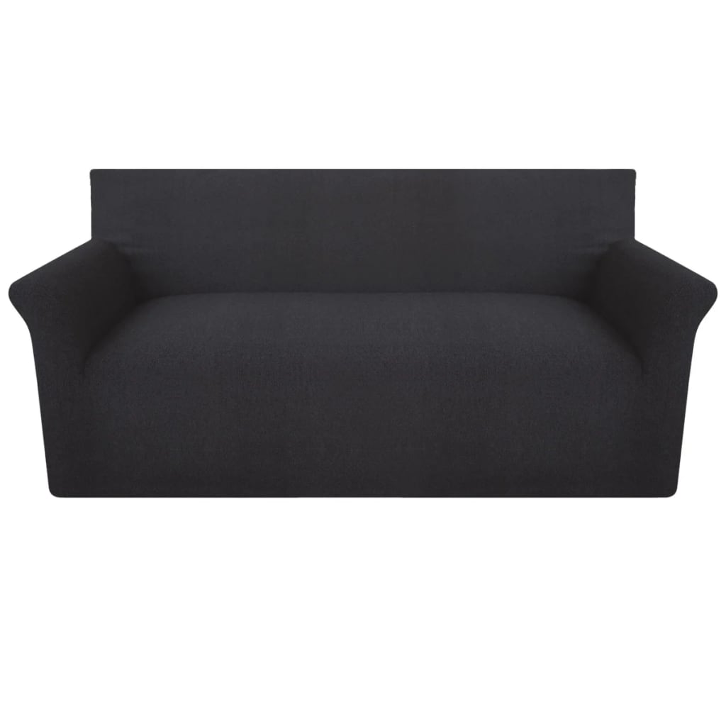 Stoelhoes Elastisch Antraciet Katoen Jersey