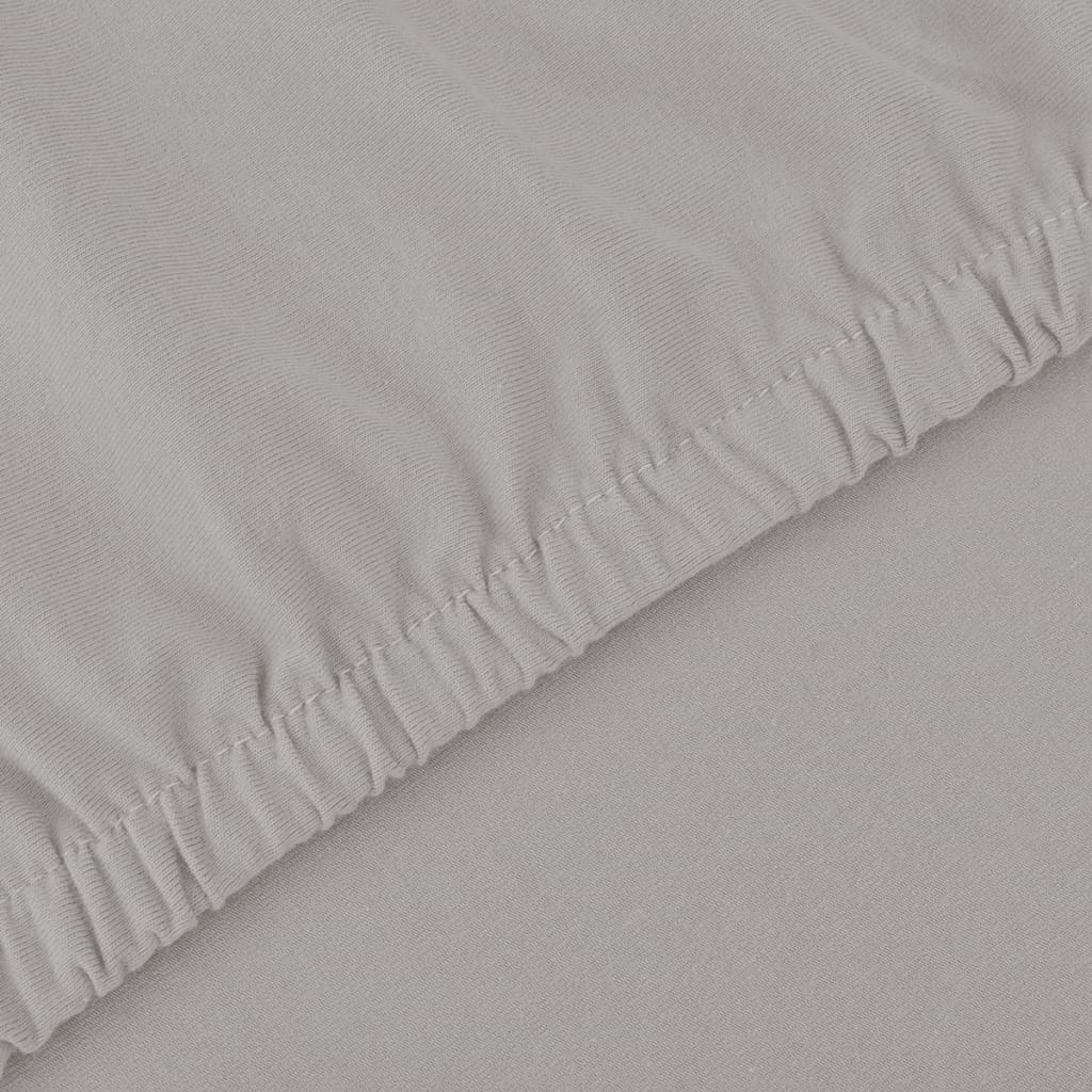 131027 Stretch Couch Slipcover Beige Cotton Jersey
