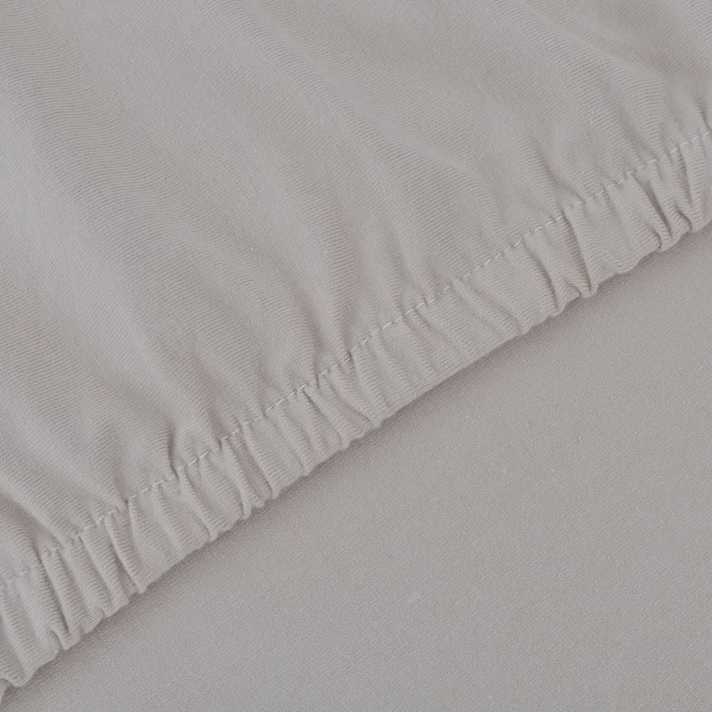131028 Stretch Couch Slipcover Beige Cotton Jersey