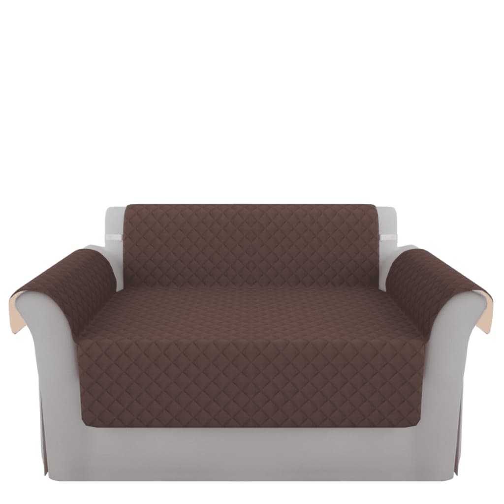 Bankbeschermer Microvezel Bruin En Beige