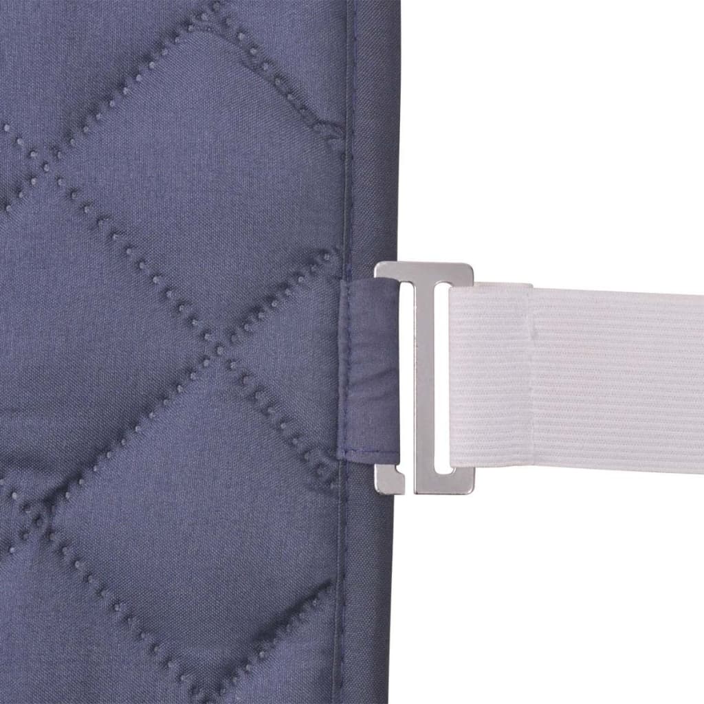 131053 Couch Protector Blue And Light Blue Microfibre