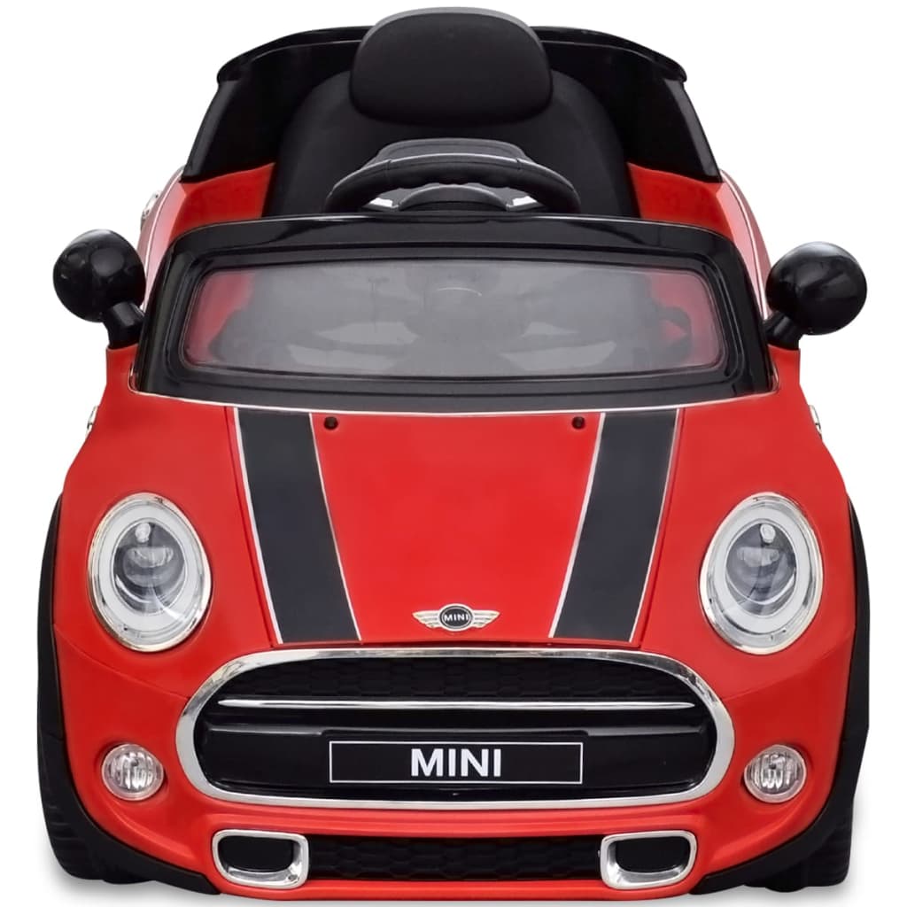 Elektrische Speelgoedauto Mini Cooper S Rood