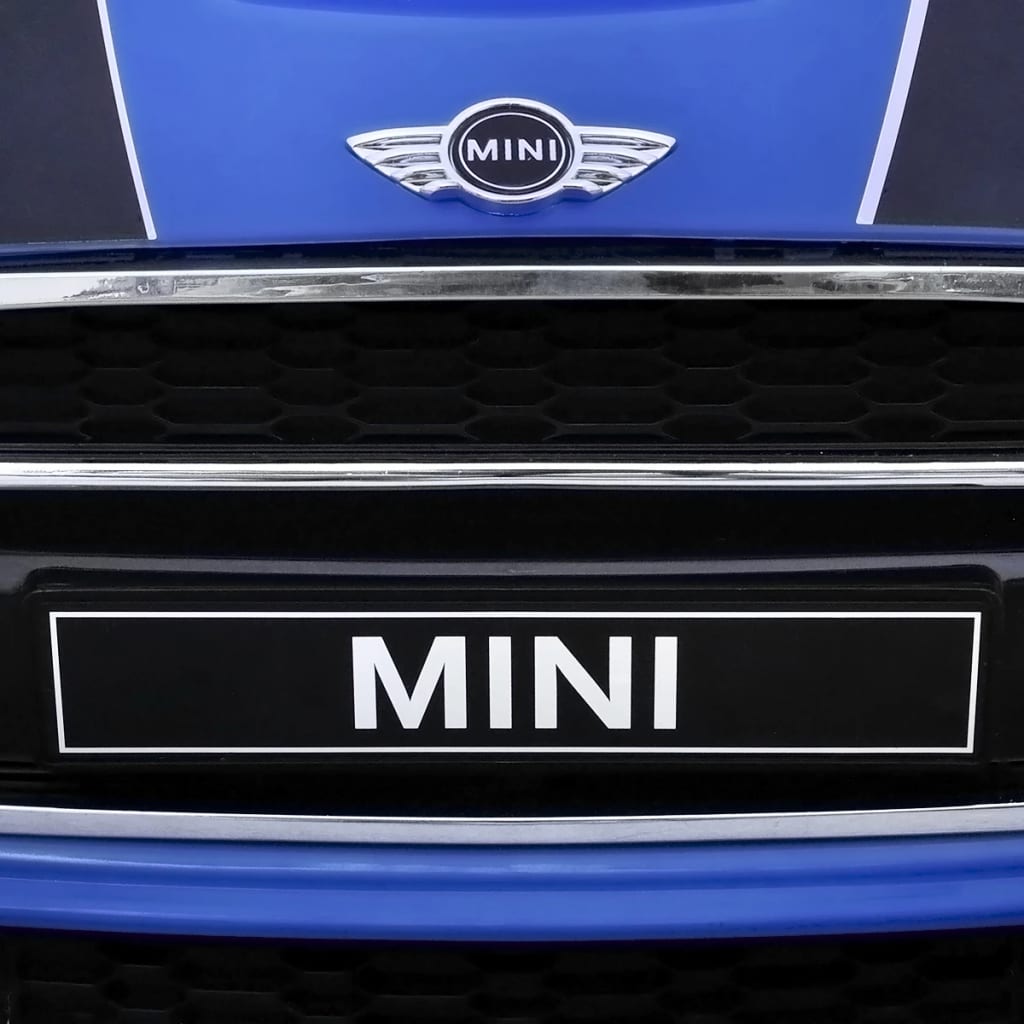 Elektrische Speelgoedauto Mini Cooper S Blauw