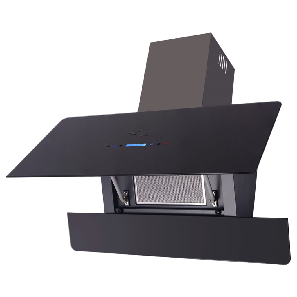 Afzuigkap Met Touch Scherm Zwart 900 Mm