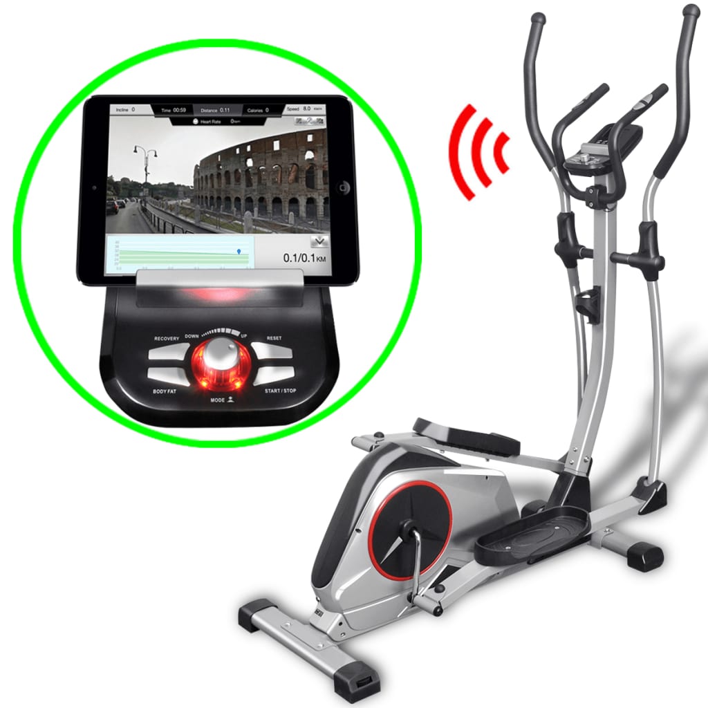 Crosstrainer Xl Programmeerbaar Met App 18 Kg Roterende Massa
