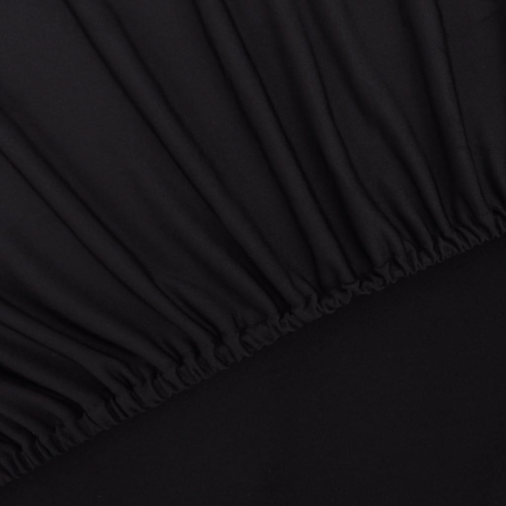 Bankhoes Stretch Polyester Jersey Zwart
