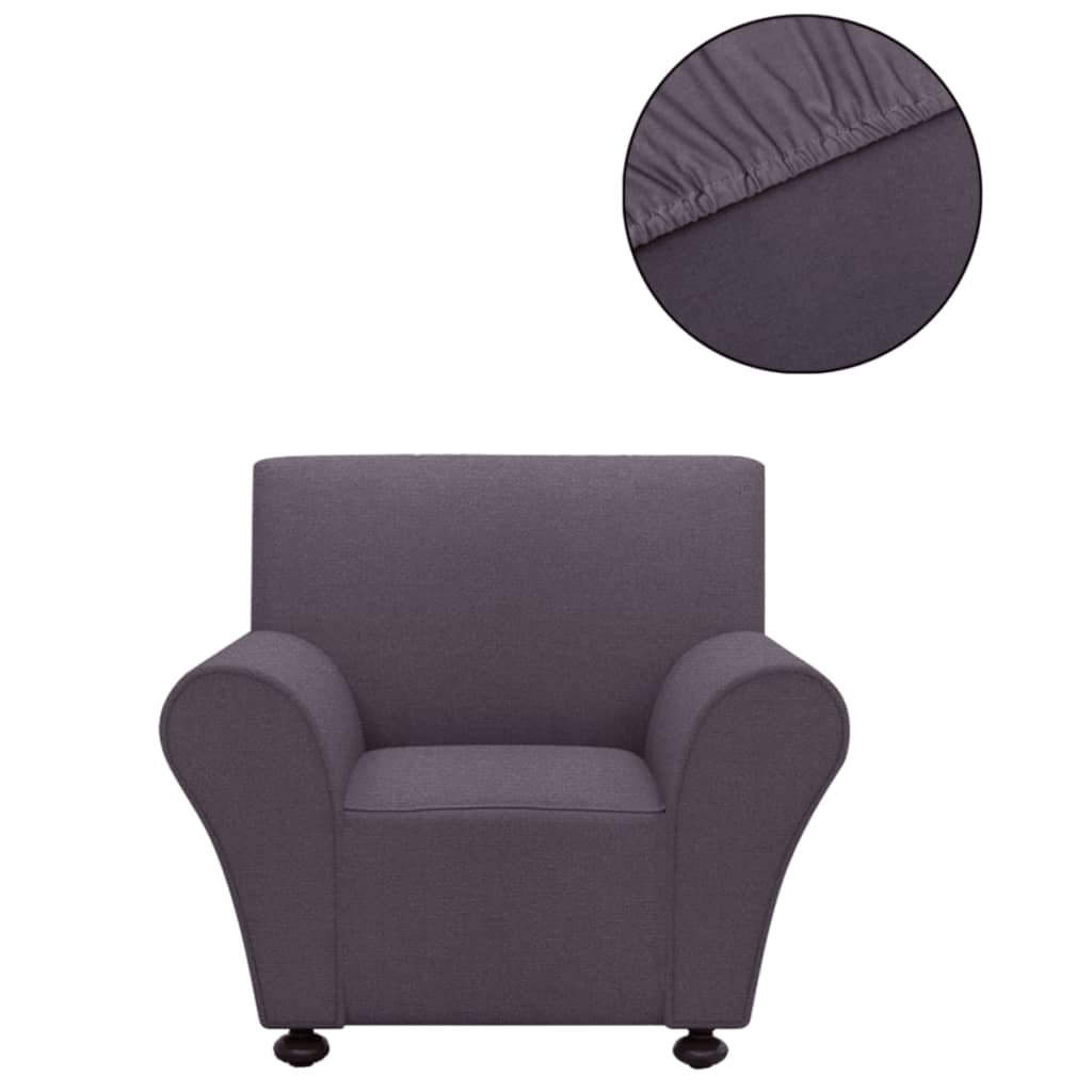 131082 Stretch Couch Slipcover Anthracite Polyester Jersey