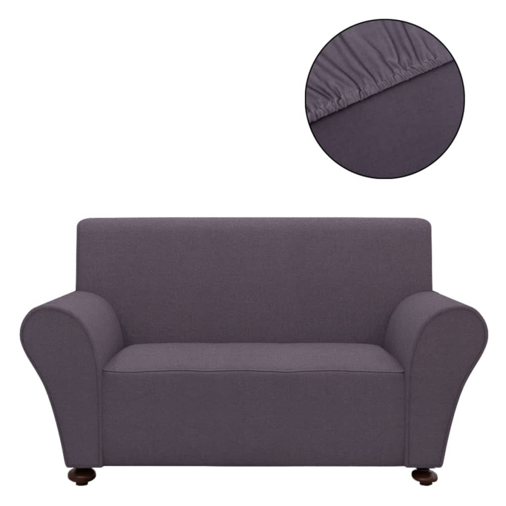 131083 Stretch Couch Slipcover Anthracite Polyester Jersey