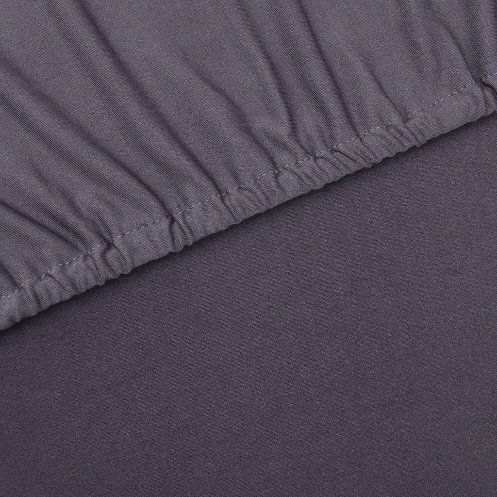 131083 Stretch Couch Slipcover Anthracite Polyester Jersey