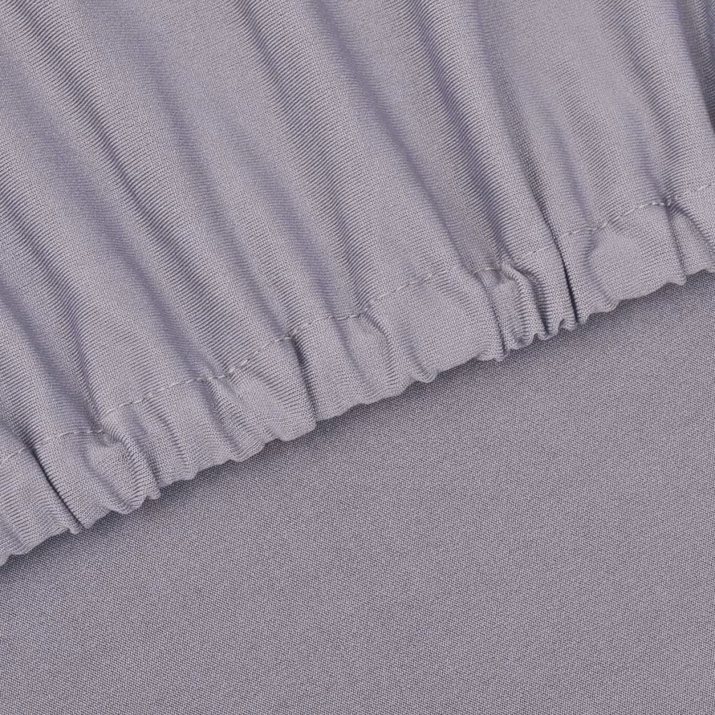 131085 Stretch Couch Slipcover Grey Polyester Jersey