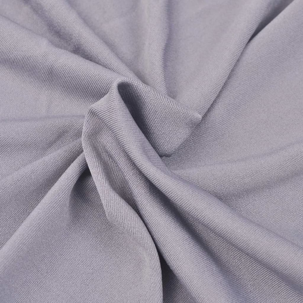 131085 Stretch Couch Slipcover Grey Polyester Jersey