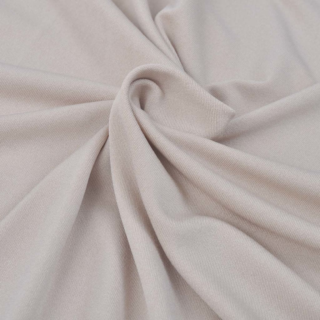 131088 Stretch Couch Slipcover Beige Polyester Jersey