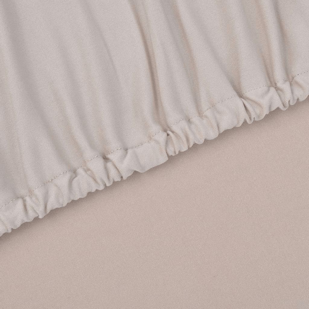 131090 Stretch Couch Slipcover Beige Polyester Jersey