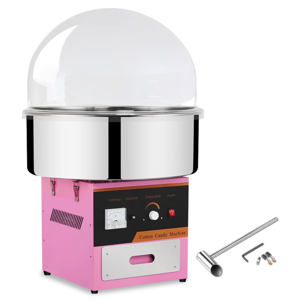 Professionele Suikerspinmachine Met Deksel 1 Kw