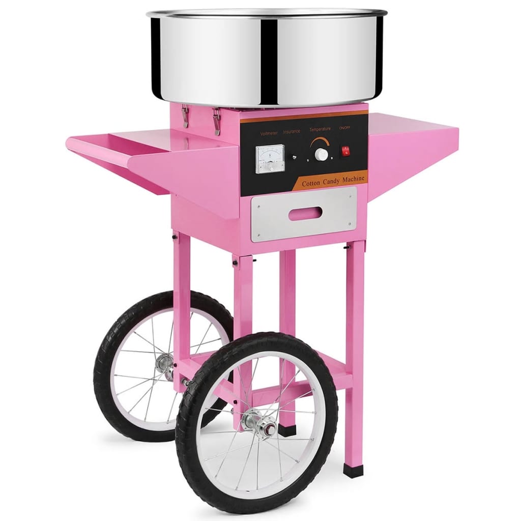 Professionele Suikerspinmachine Met Kar