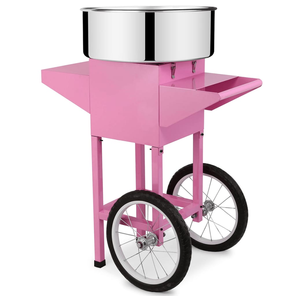 Professionele Suikerspinmachine Met Kar