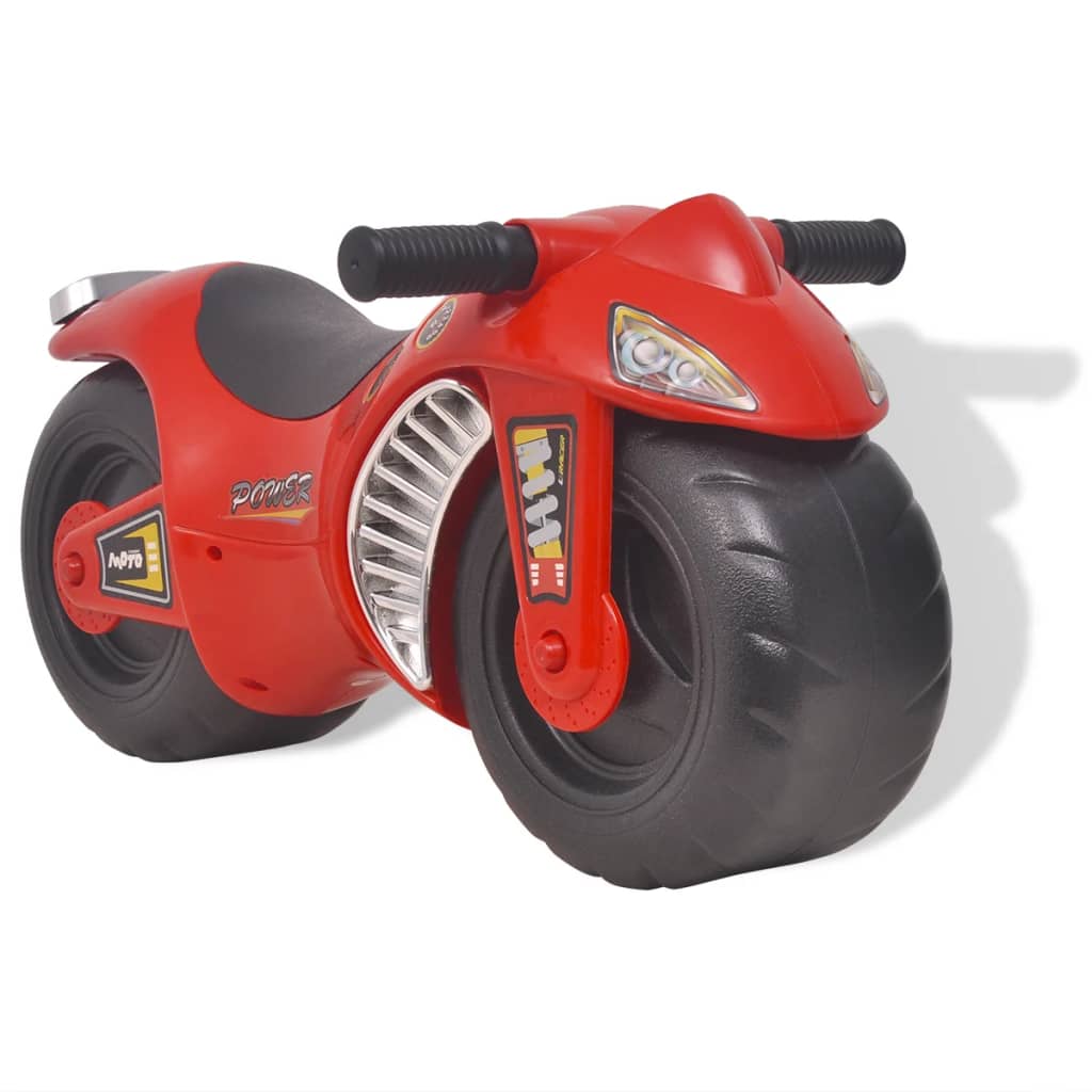 Loopmotor Kunststof Rood