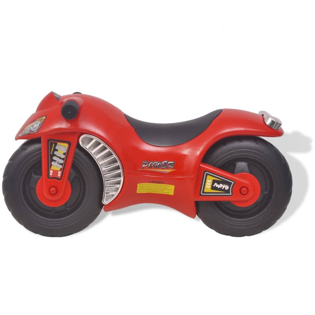 Loopmotor Kunststof Rood