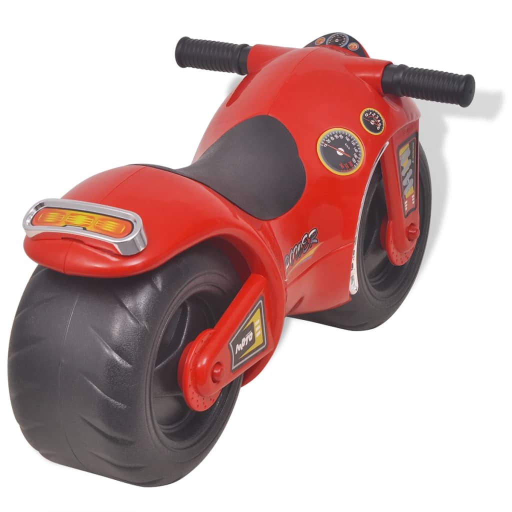 Loopmotor Kunststof Rood