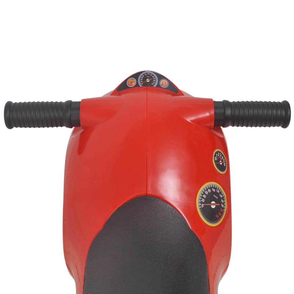 Loopmotor Kunststof Rood