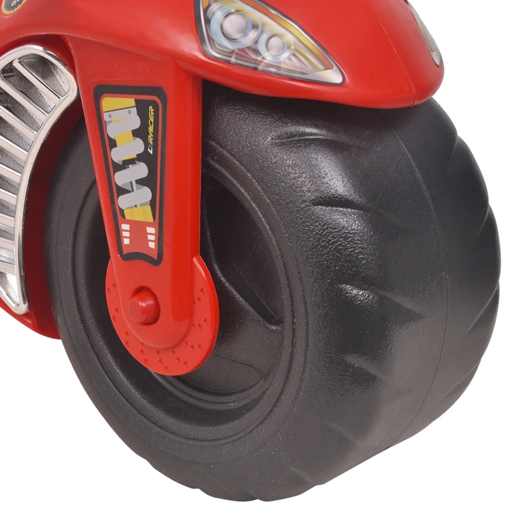 Loopmotor Kunststof Rood