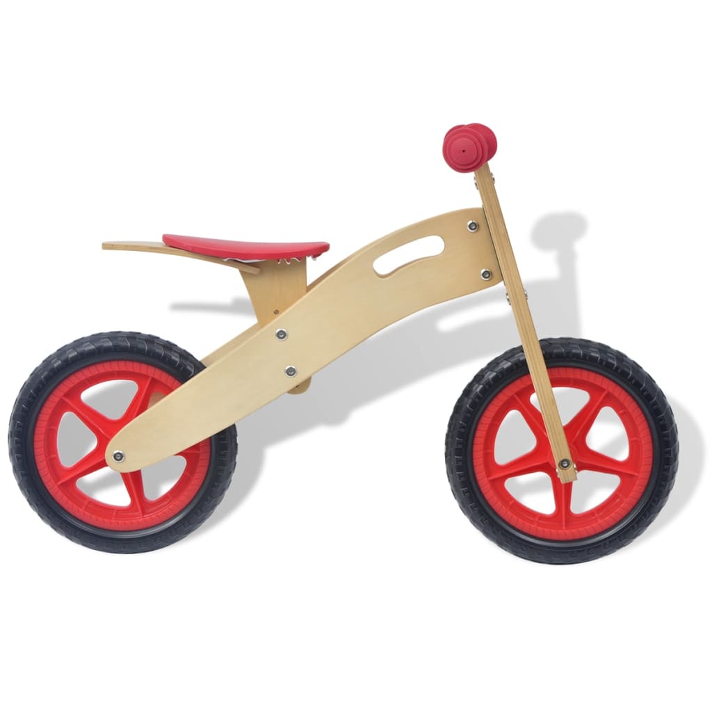 Loopfiets Hout Rood