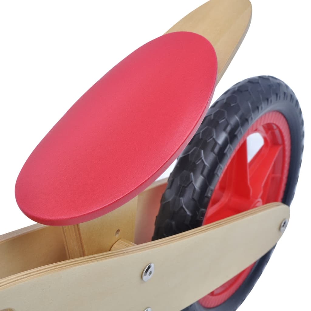 Loopfiets Hout Rood