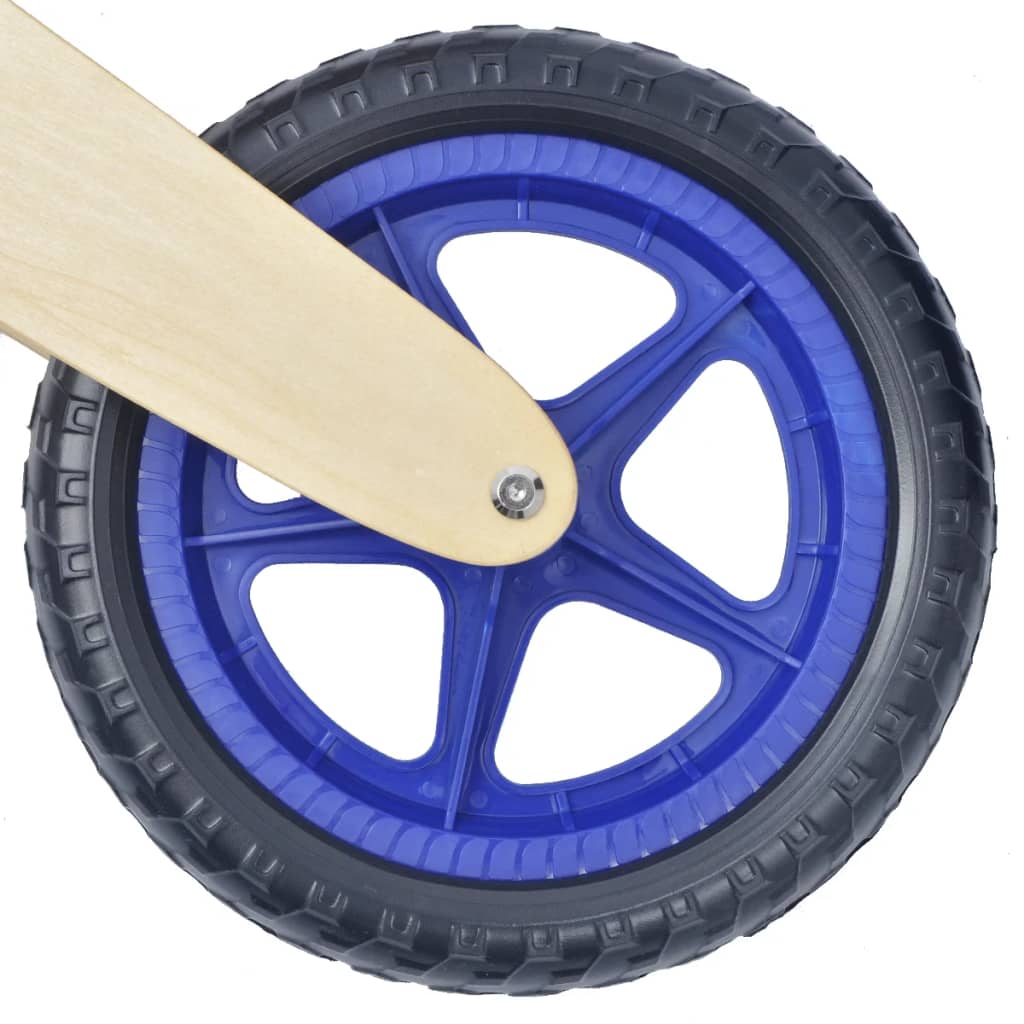 Loopfiets Hout Blauw