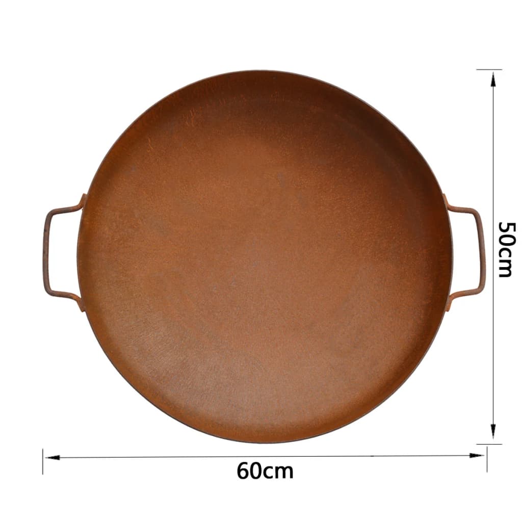 Vuurkorf Rond Staal 60 Cm Roest
