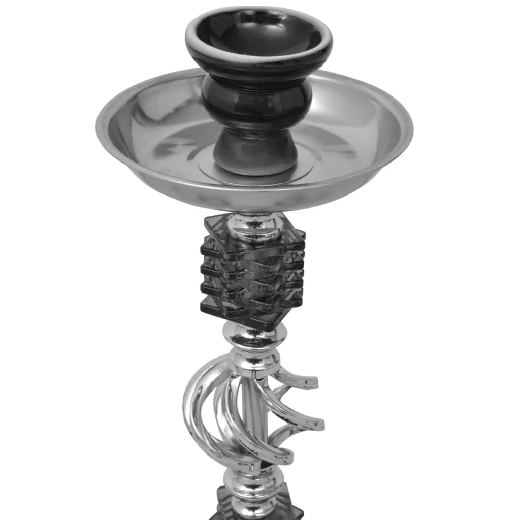 Waterpijp/Shisha Met 2 Slangen Zwart 55 Cm