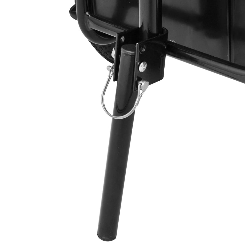 Fietskar/Trekwagen 70 L Zwart