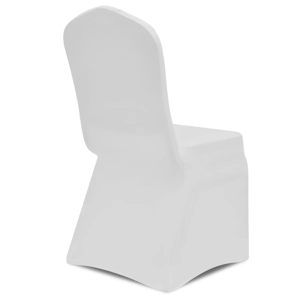 Stoelhoes Stretch 4 Stuks Wit