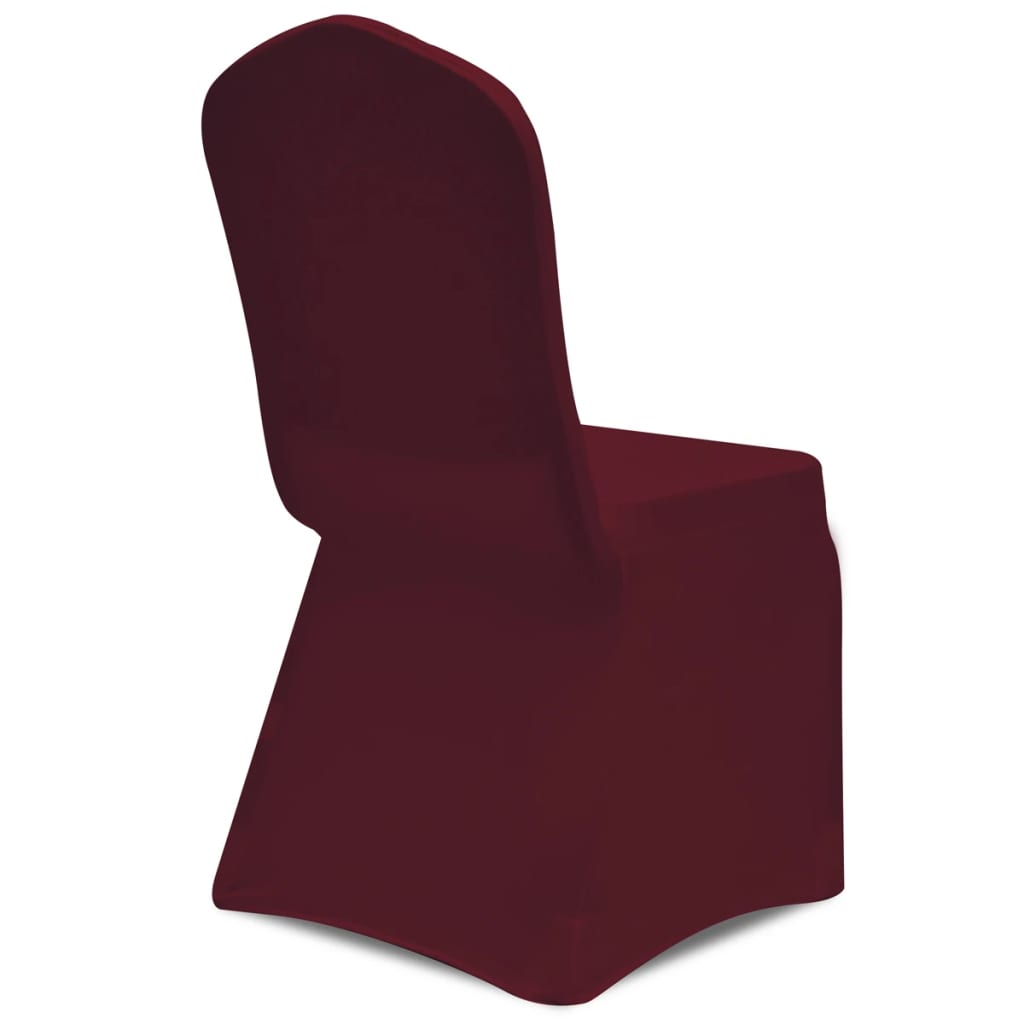 Stoelhoes Stretch 4 Stuks Bordeaux