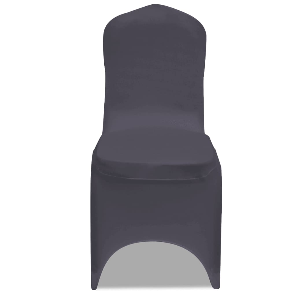 Stoelhoes Stretch Antraciet 4 Stuks