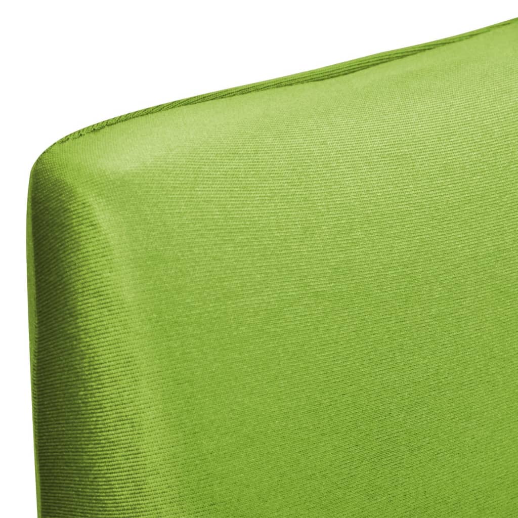 Stoelhoezen 6 St Stretch Recht Groen